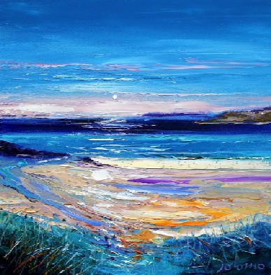 Soft Moonlight Kiloran Bay Colonsay 12x12